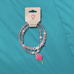 2 pack of pink bracelets 💗💗💗